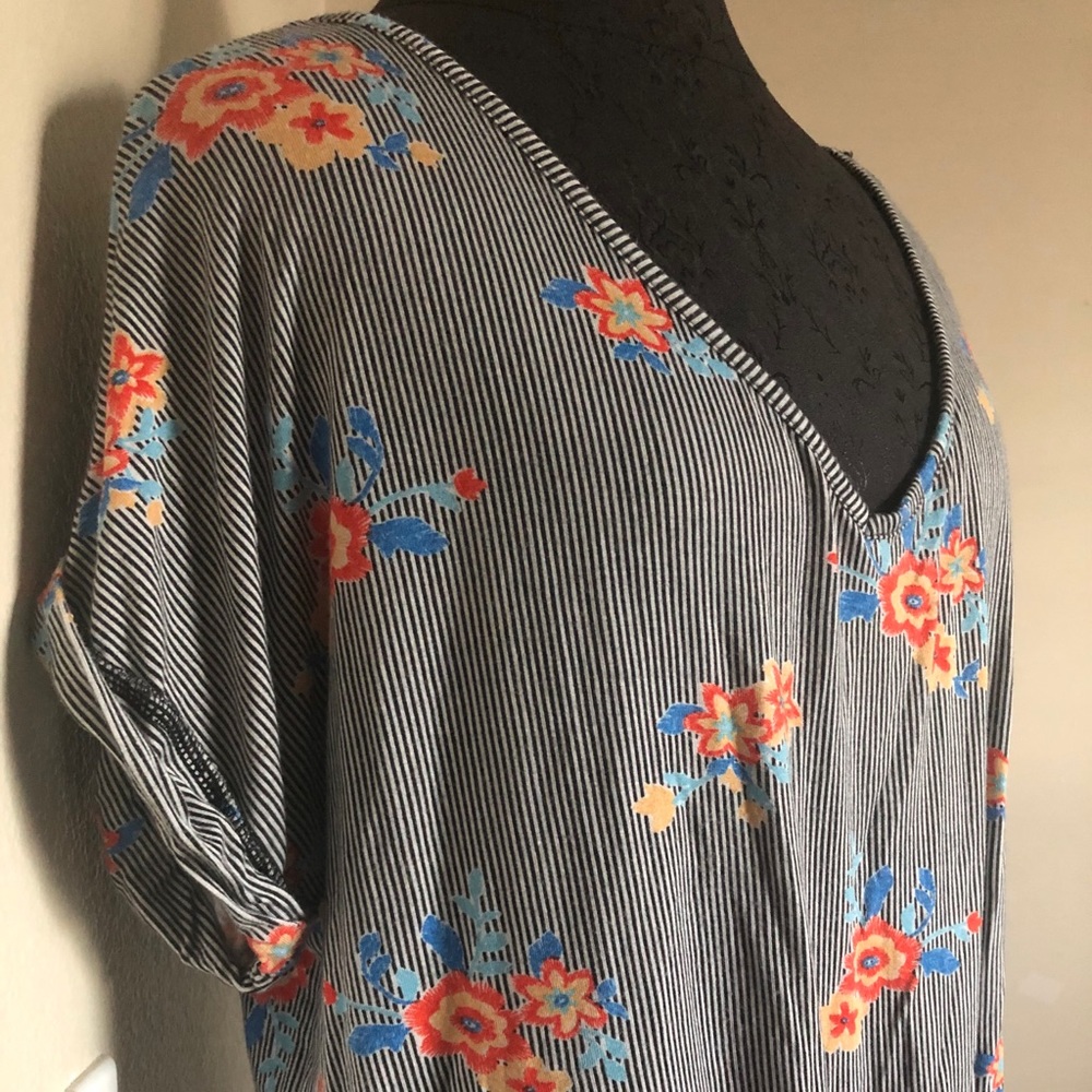 Liberty Love Striped and Floral Top